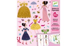 Djeco - Stickers & paper doll