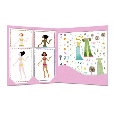 Djeco - Stickers & paper doll