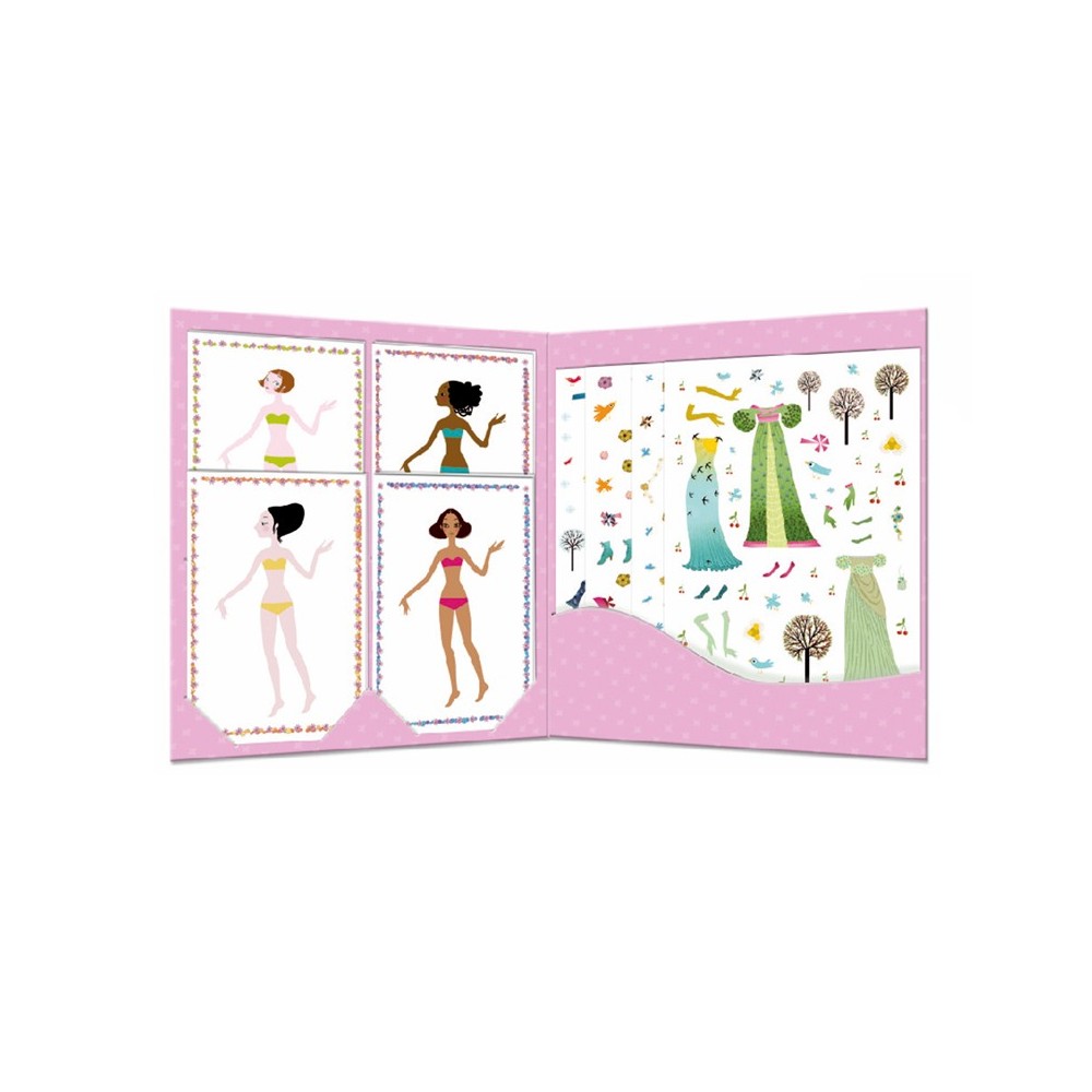 Djeco - Stickers & paper doll