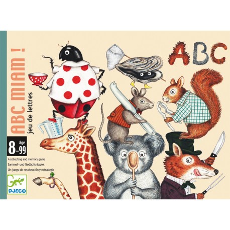 Djeco - Jeu de carte ABC Miam