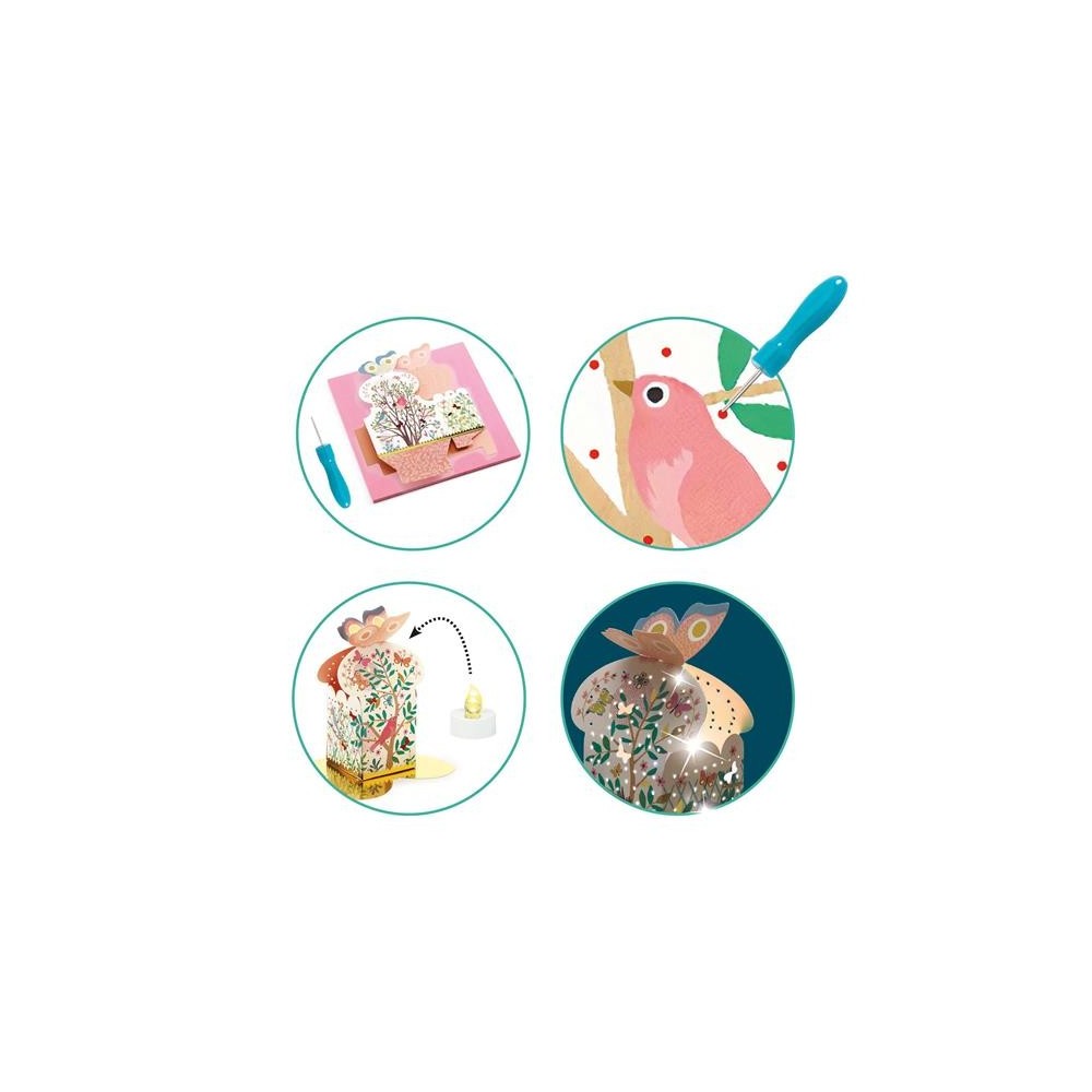 Djeco - Deux lanternes déco à créer