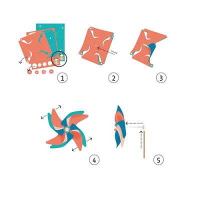 Djeco - Moulins à vent