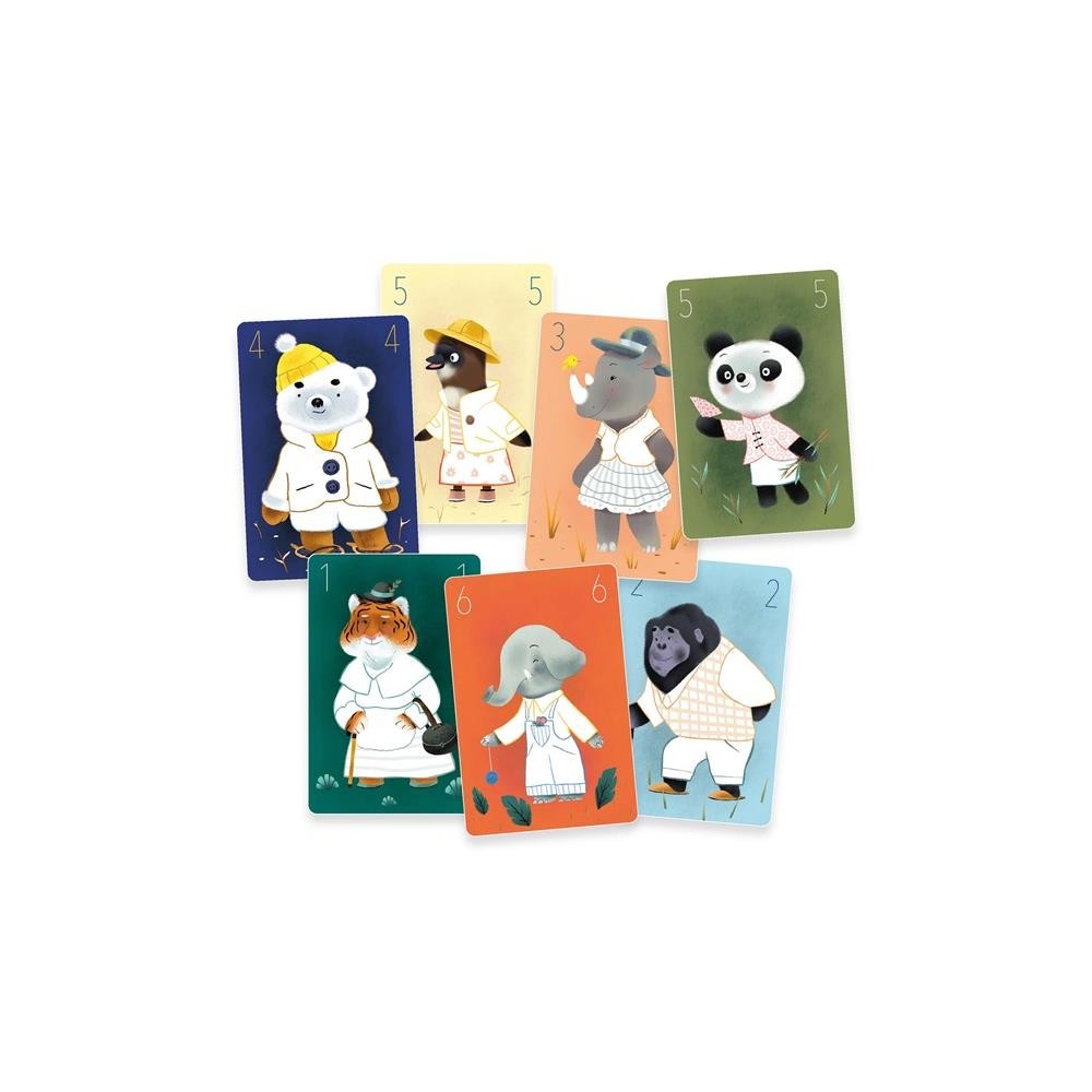 Djeco - Jeu de 7 familles à colorier