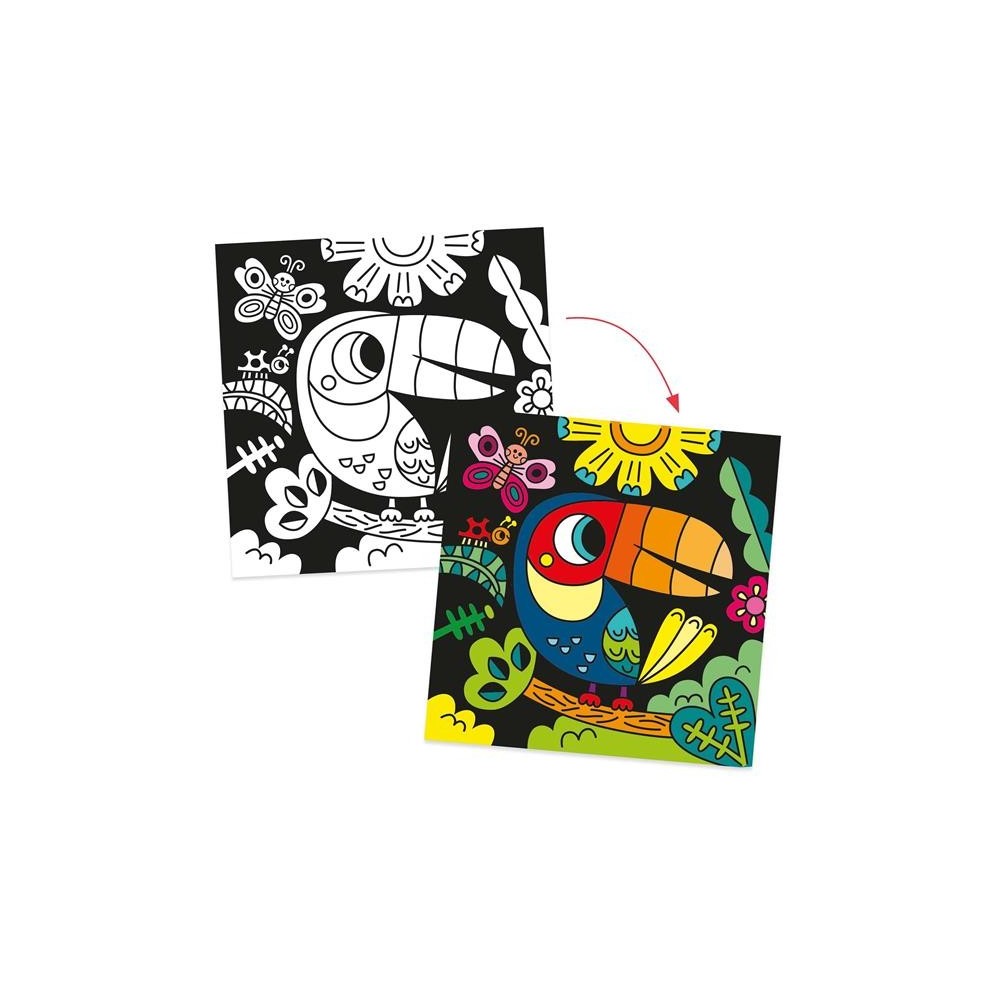 Djeco - Coloriage velours