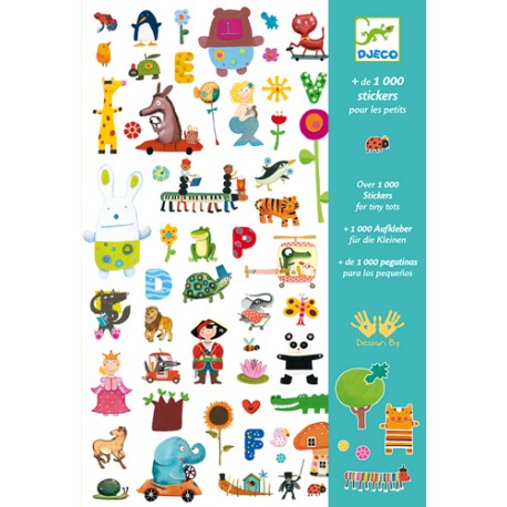 Djeco - 1000 stickers pour les petits