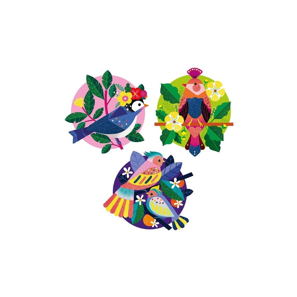 Djeco - Tableau paillettes et strass