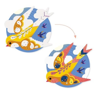 Djeco - Tableau paillettes et strass