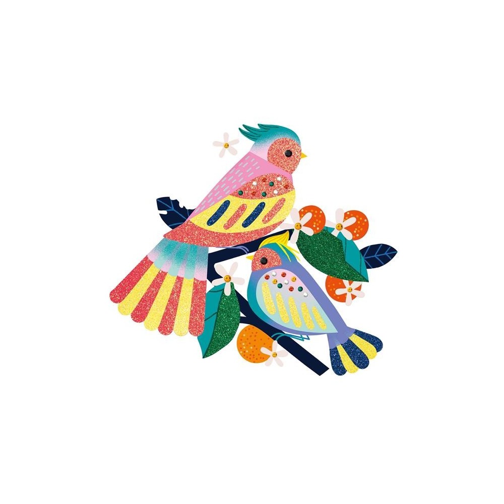 Djeco - Tableau paillettes et strass