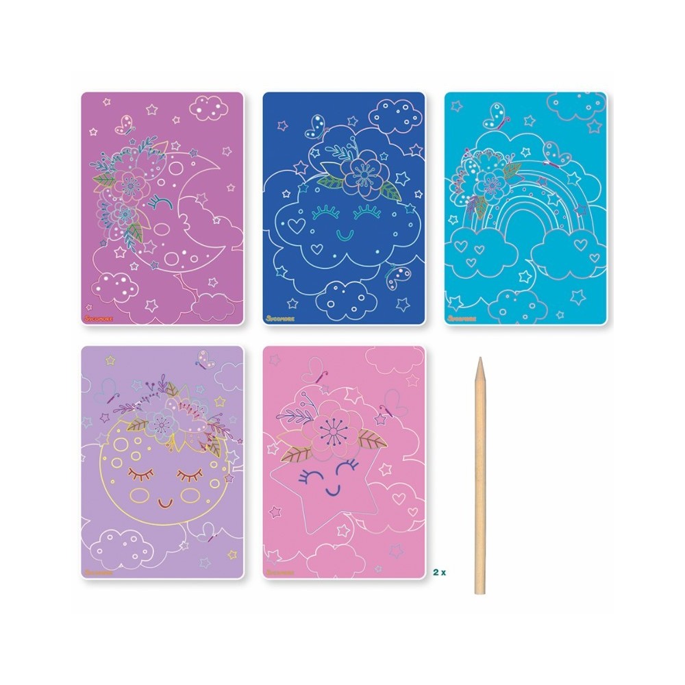 Sycomore - Tableaux à gratter magiques