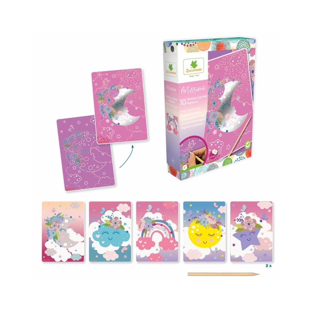 Sycomore - Tableaux à gratter magiques