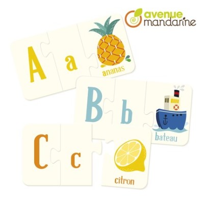 Avenue mandarine - Puzzles alphabet