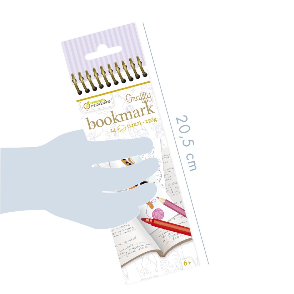 Avenue mandarine - Graffy Bookmark