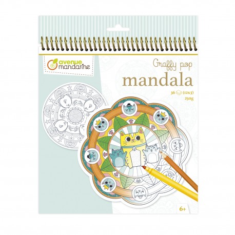 Avenue mandarine - Graffy Pop Mandala