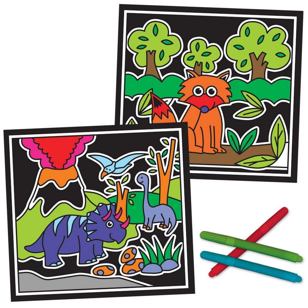 Coloriage velours de voyage