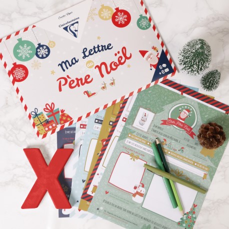 Clairefontaine - Set de correspondance au Père Noël