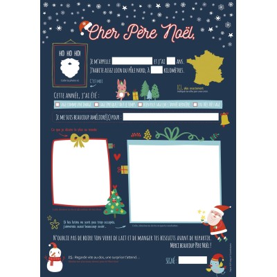 Clairefontaine - Set de correspondance au Père Noël