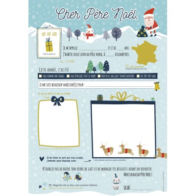 Clairefontaine - Set de correspondance au Père Noël