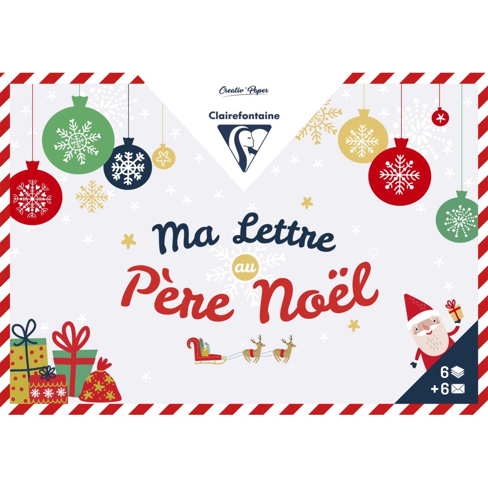 Clairefontaine - Set de correspondance au Père Noël