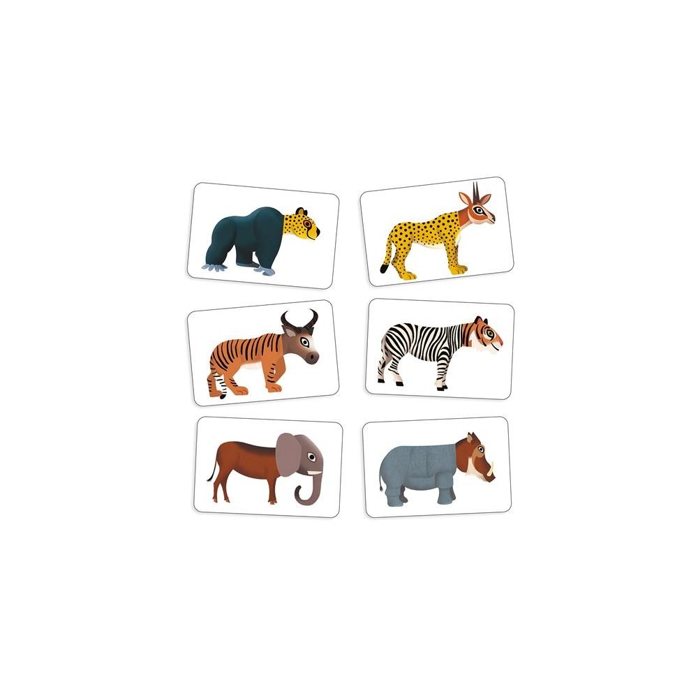 Djeco - Jeu de cartes Anijumble