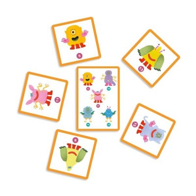 Djeco - Jeu de cartes Monstre toi