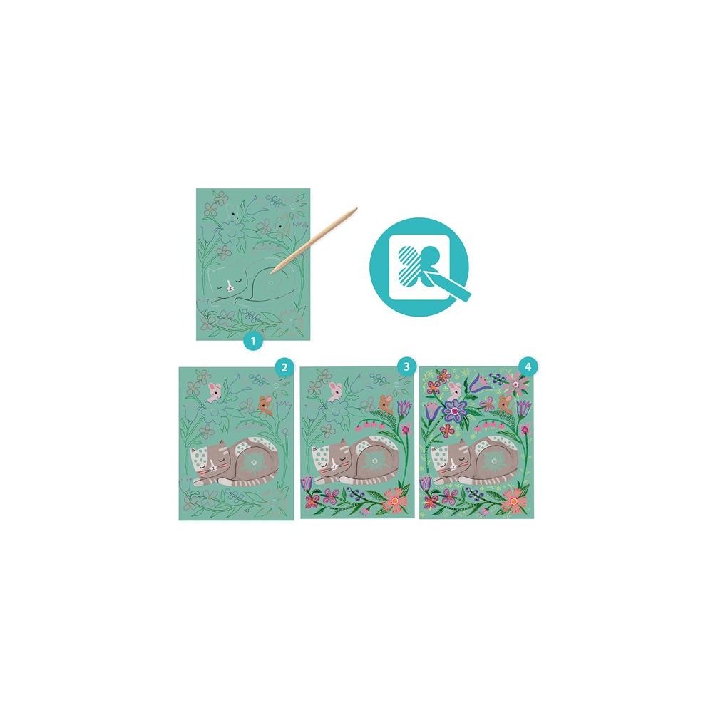 Djeco - Cartes à gratter