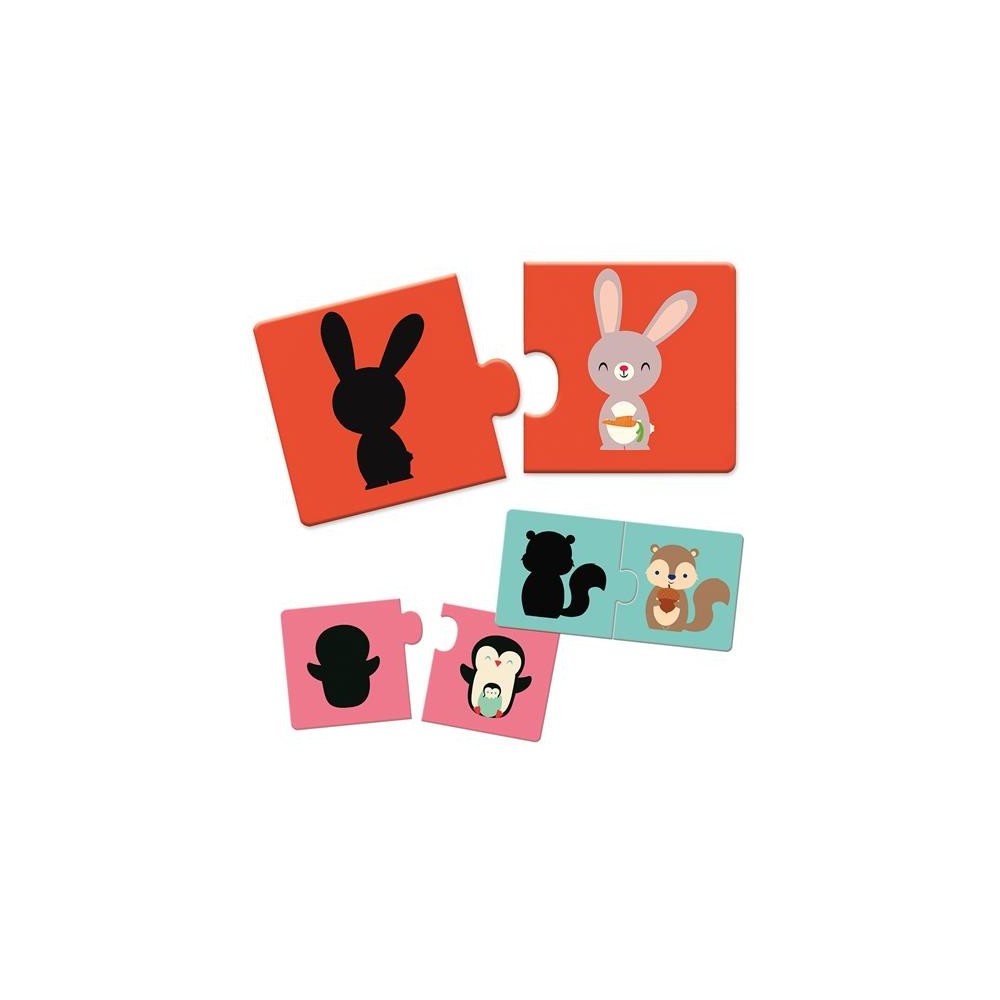 Djeco - Puzzle duo ombres