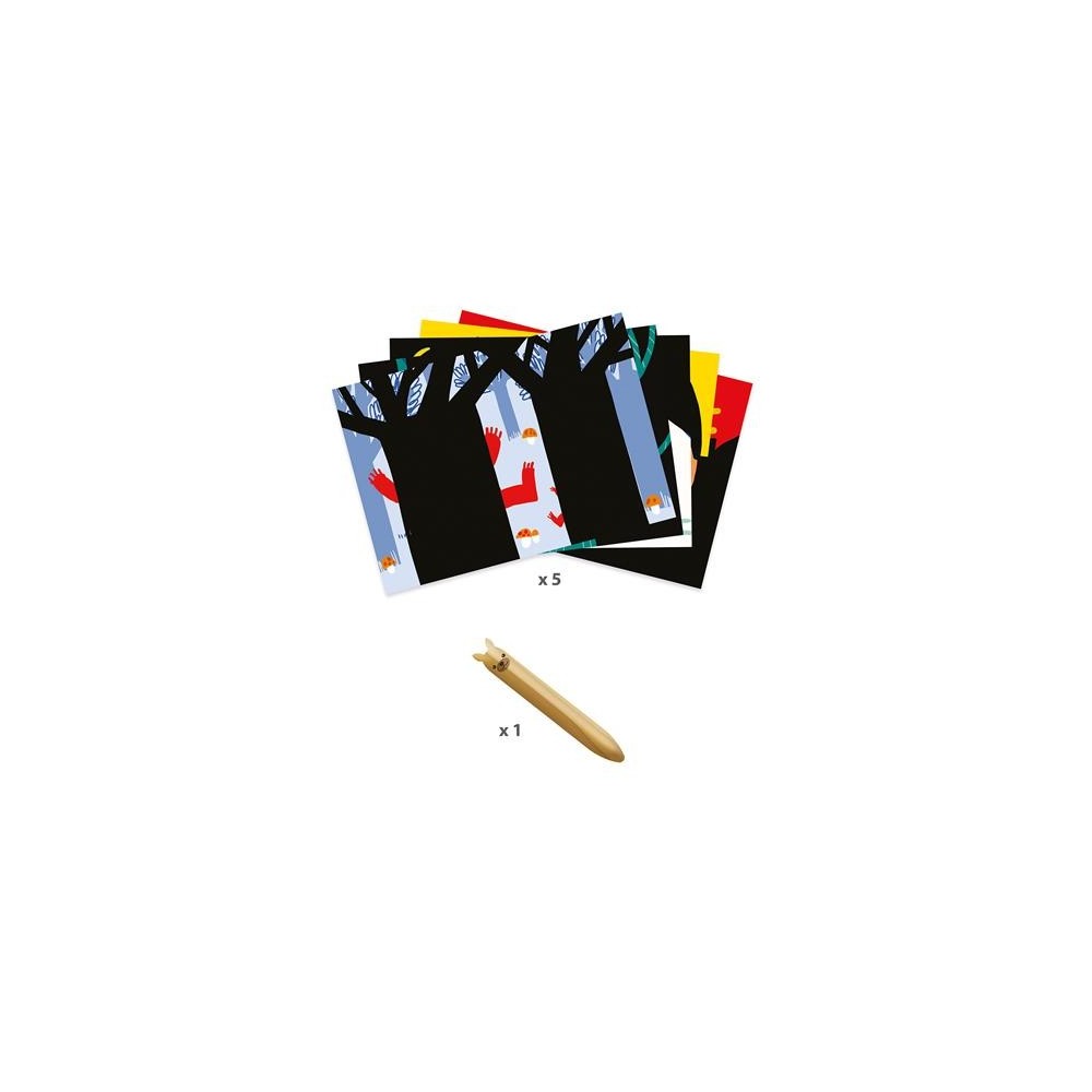 Djeco - Cartes à gratter pour les petits