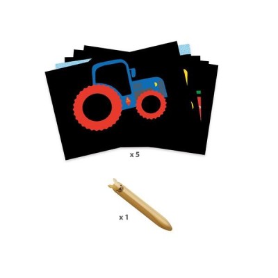 Djeco - Cartes à gratter pour les petits