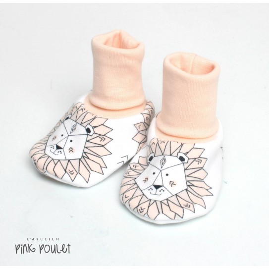 Pink Poulet - Chaussons bébé